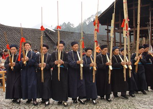 Lusheng festival in Gulong